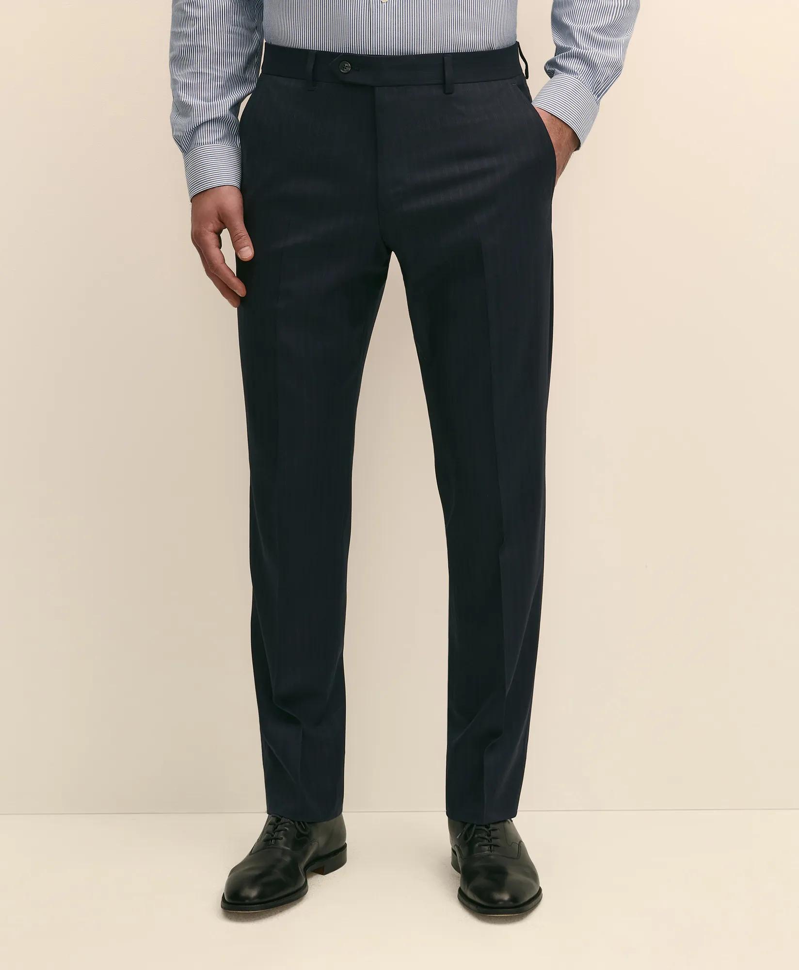Explorer Collection Classic Fit Wool Bold Stripe Suit Pants