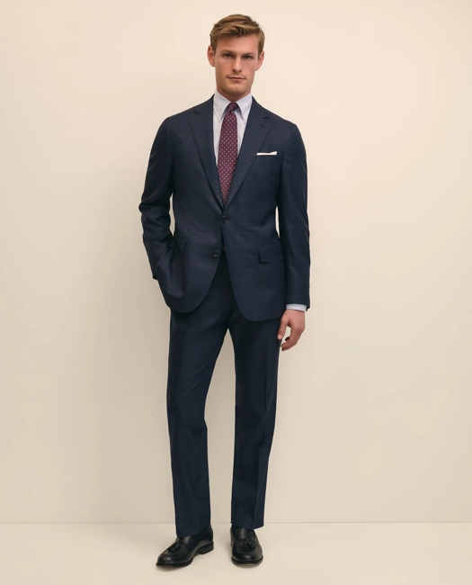 Explorer Collection Classic Fit Wool Overcheck Suit Jacket