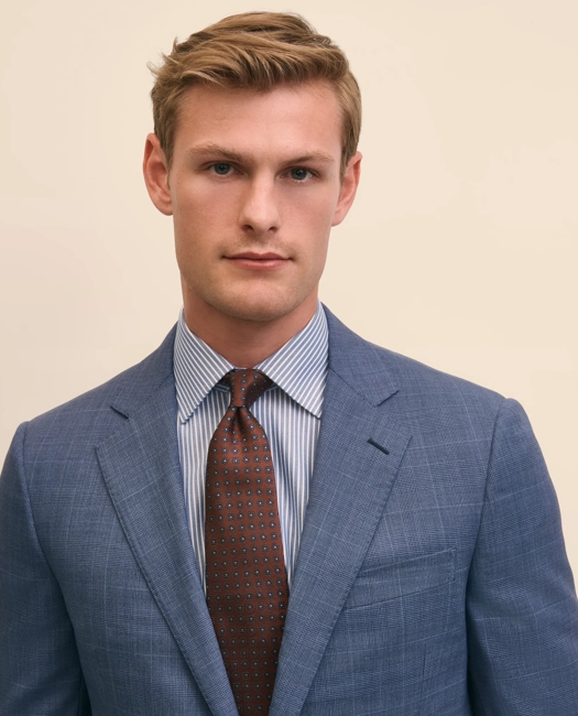 Classic Fit Wool Check 1818 Suit
