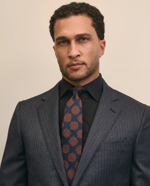Classic Fit Wool Pinstripe 1818 Suit