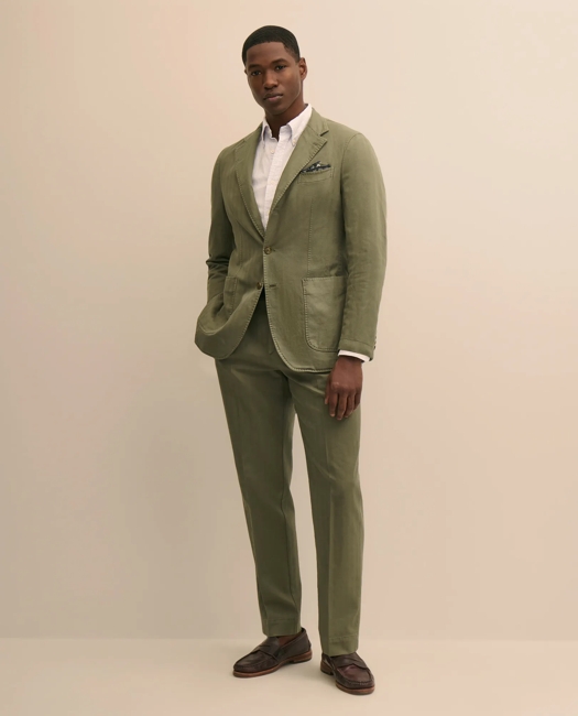 The Garment-Dyed Suit Jacket - Aloe