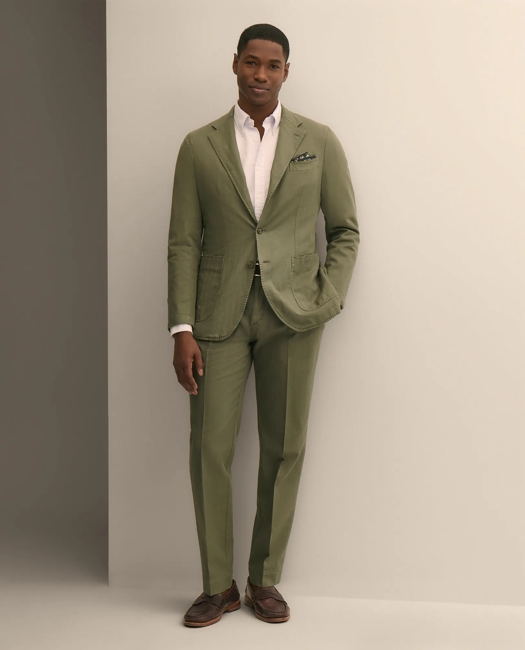 The Garment-Dyed Suit Pants - Aloe