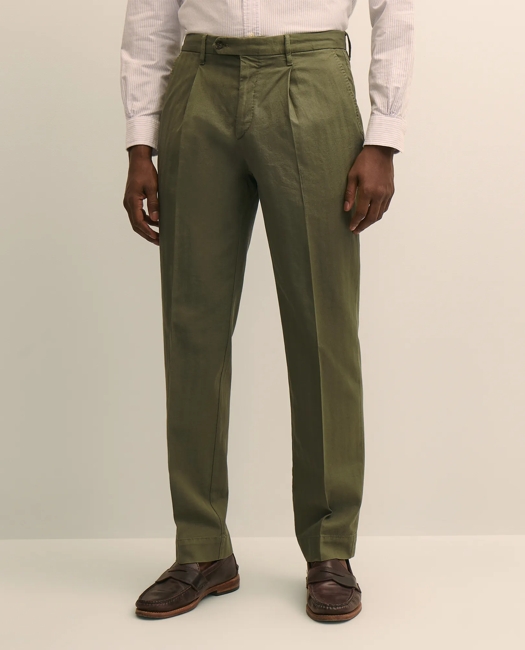 The Garment-Dyed Suit Pants - Aloe
