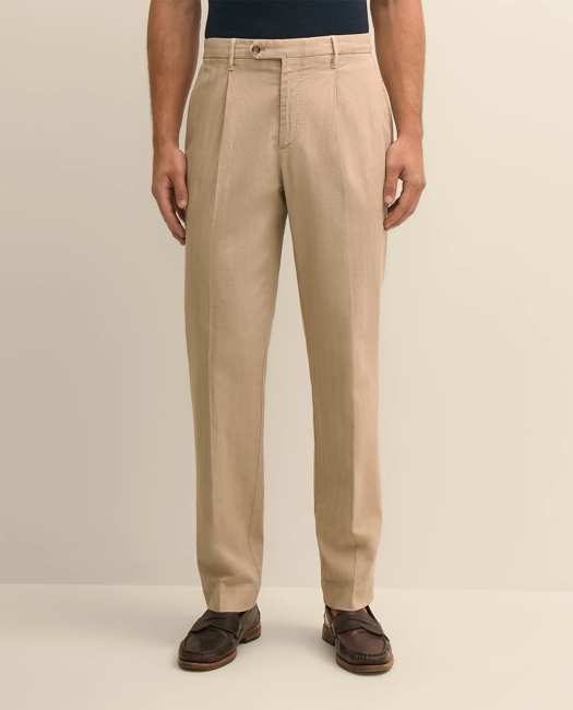 The Garment-Dyed Suit Pants - Khaki