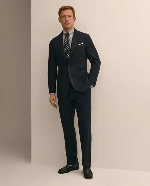 The Garment-Dyed Suit Pants - Navy