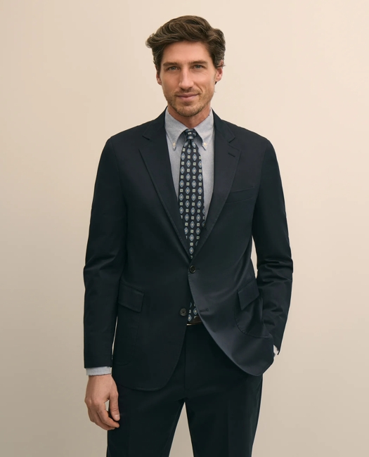 No. 1 Sack Suit in Cotton Twill - Navy
