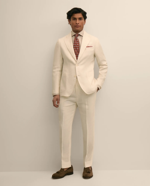 Slim Fit Linen Suit Jacket
