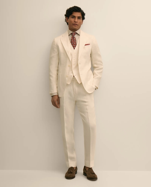 Slim Fit Linen Suit Pants