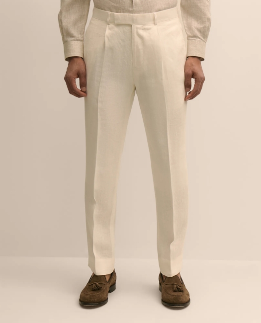 Slim Fit Linen Suit Pants