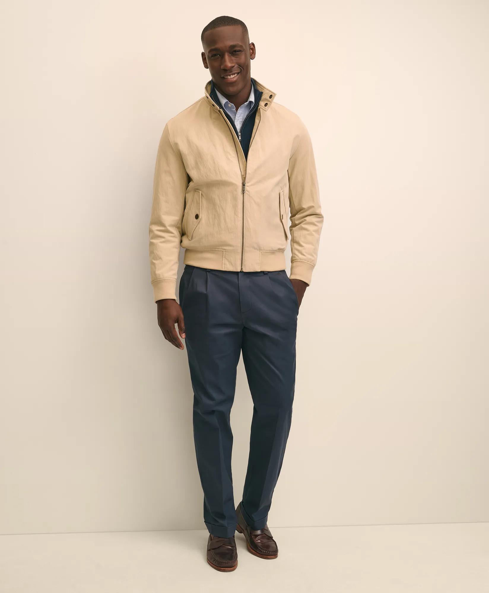 Bomber Jacket in Cotton Blend