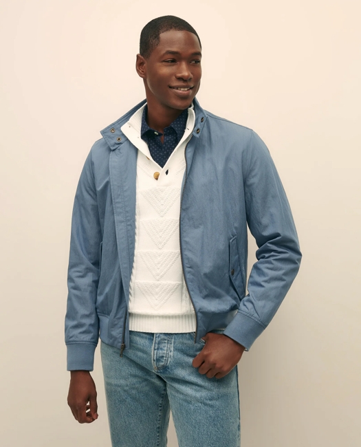 Bomber Jacket in Cotton Blend