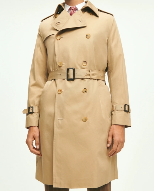 Supima Cotton Gabardine Trench Coat