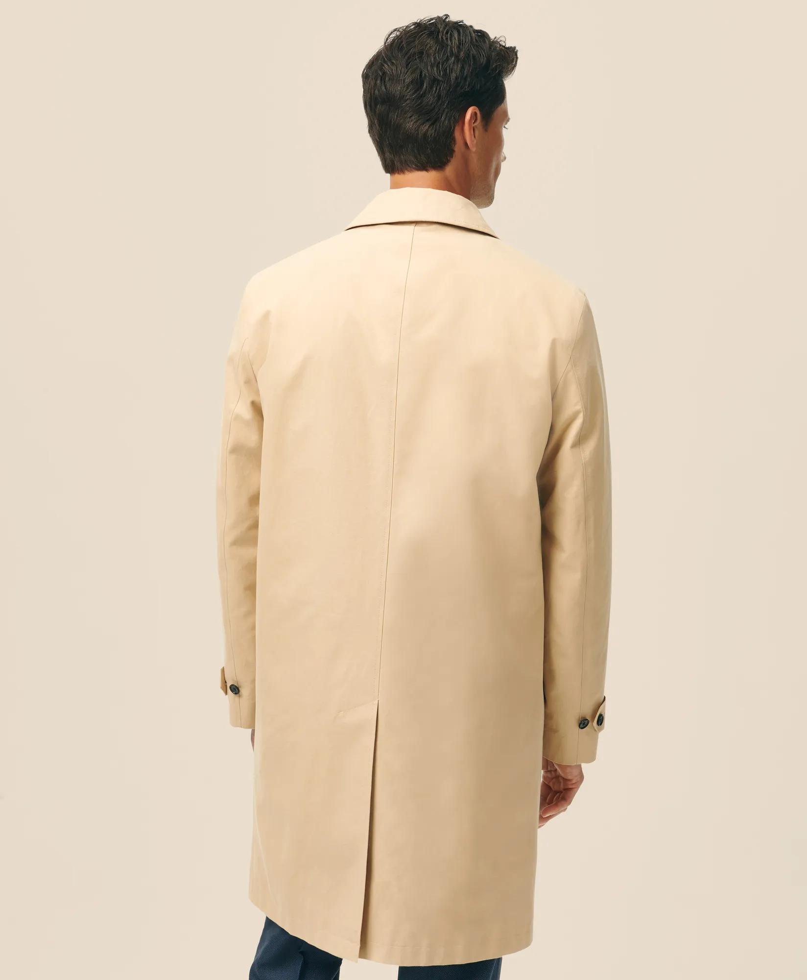 Bonded Cotton Top Coat with Removable Liner in Black Watch