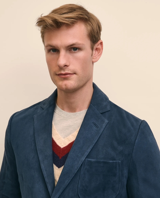 Suede Patch Pocket Sport Coat