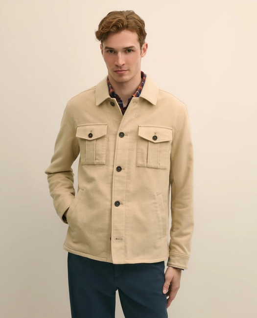 Cotton Moleskin Shirt Jacket