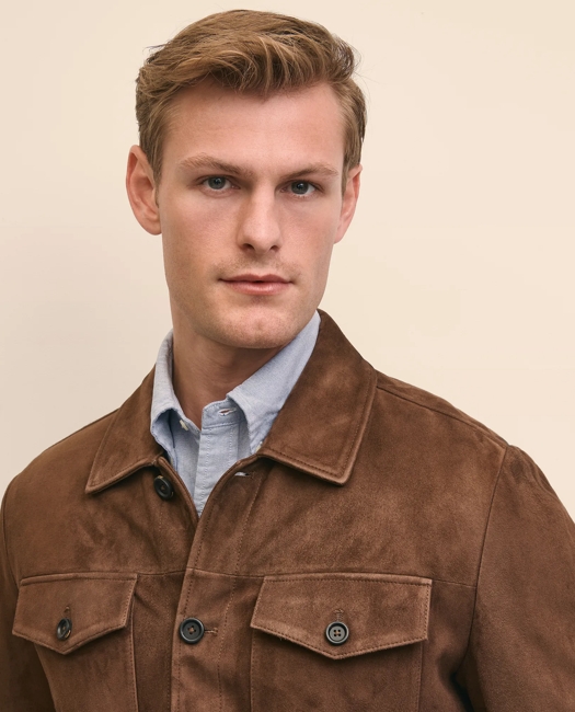 Suede Trucker Jacket
