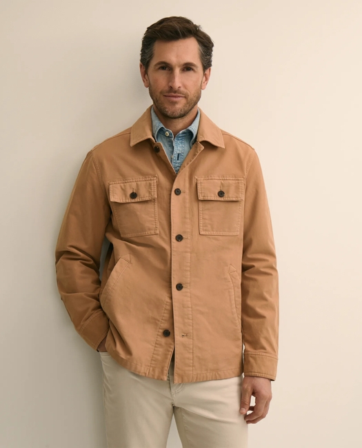 Cotton Military Shirt Jacket