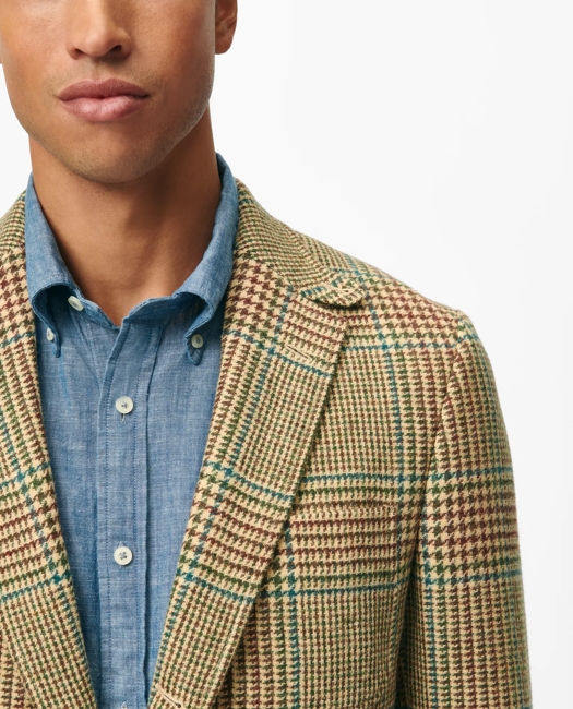 Classic Fit Wool 1818 Sport Coat in Glen Plaid
