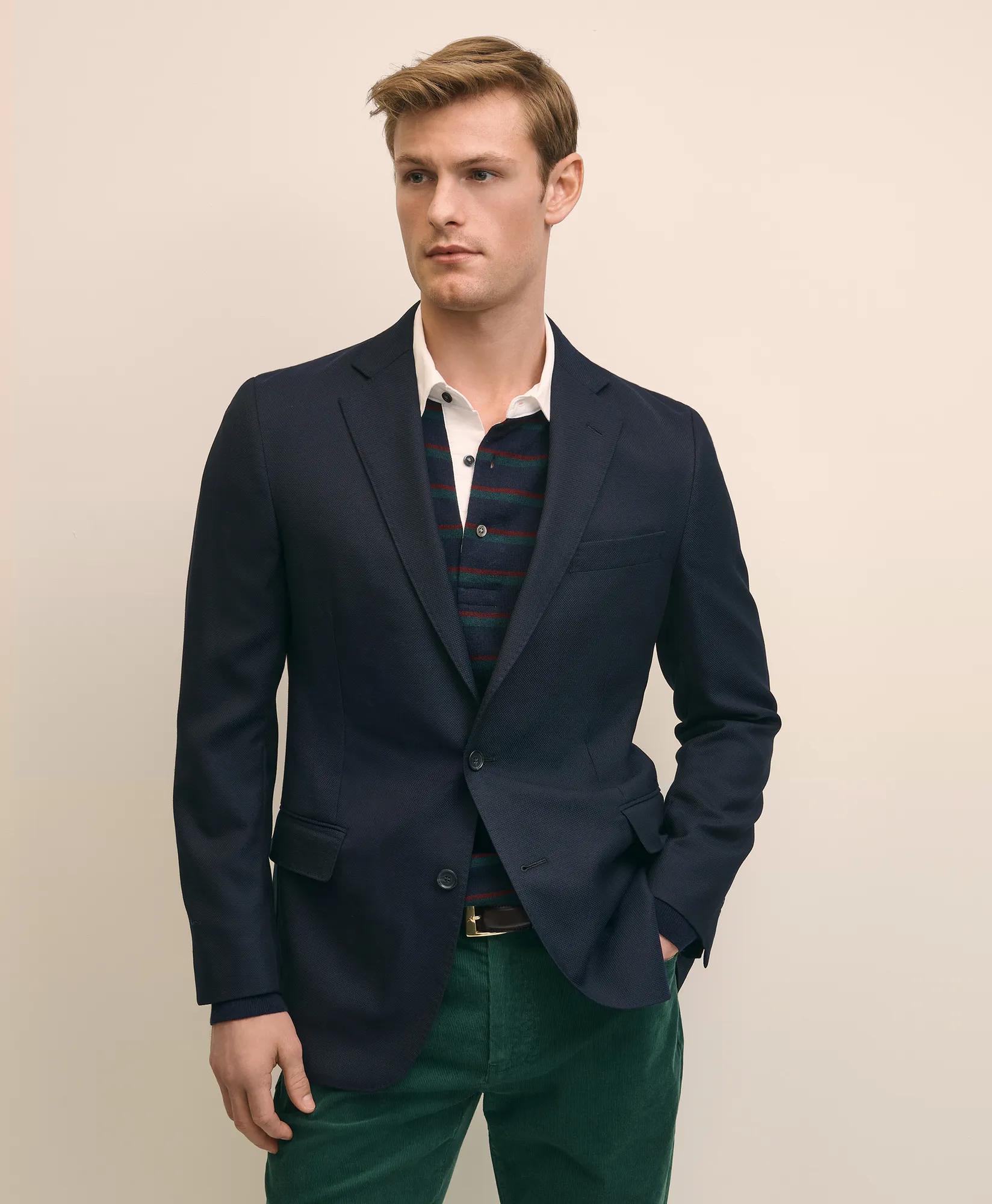 Classic Fit Wool Hopsack Sport Coat