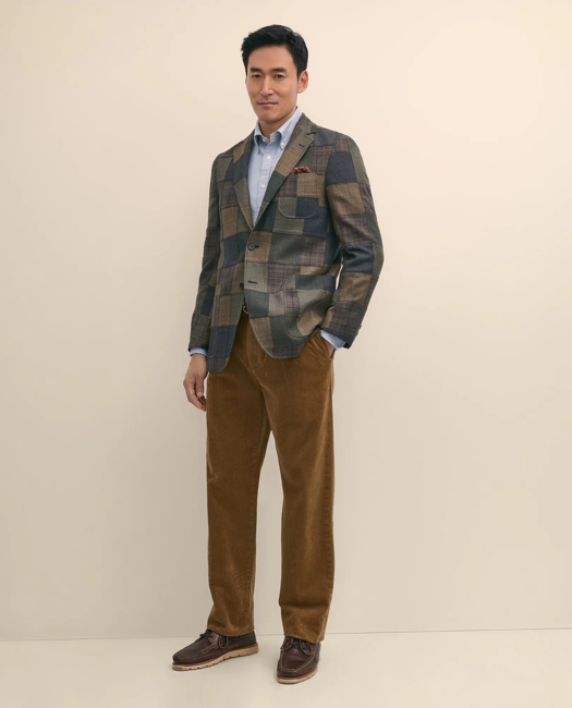 The No. 1 Sack Sport Coat in Patchwork Wool