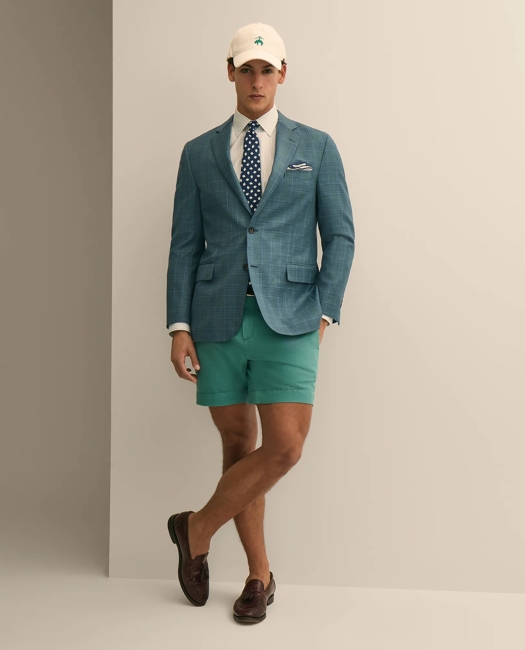 Classic Fit Wool Check Sport Coat