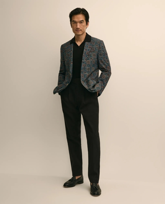 Classic Fit Cotton Medallion Mosaic Sport Coat