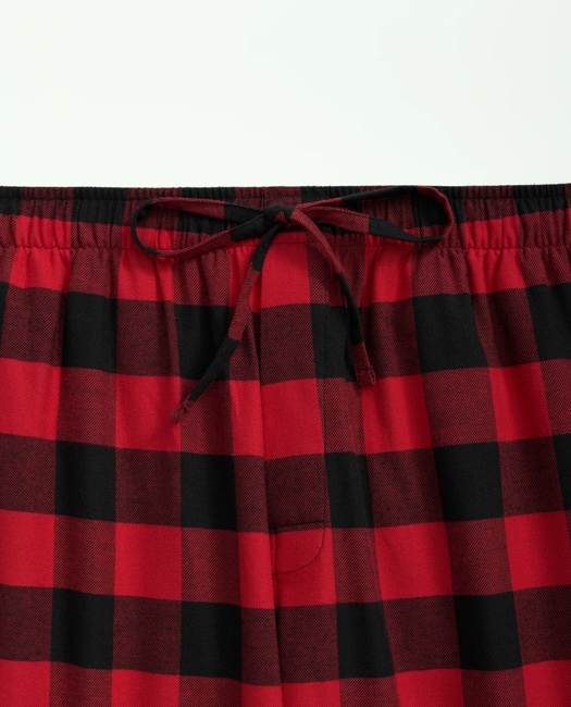 Cotton Flannel Buffalo Plaid Lounge Pants