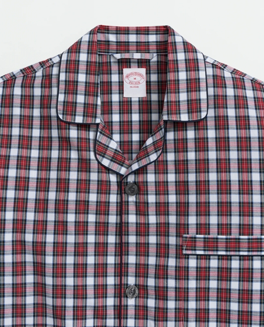 Cotton Broadcloth Tartan Pajamas