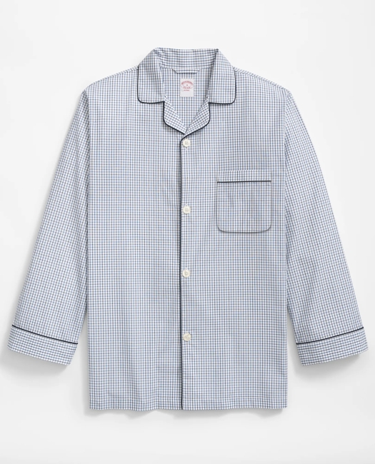 Cotton Broadcloth Tattersall Pajamas