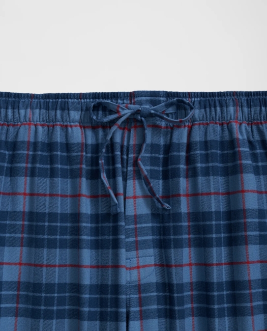 Cotton Flannel Plaid Lounge Pants