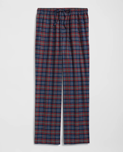 Cotton Flannel Plaid Lounge Pants
