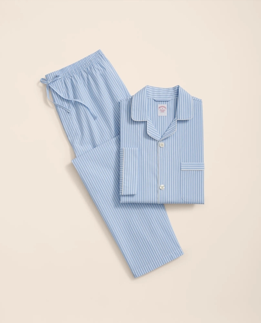 Cotton Broadcloth Bengal Striped Pajamas
