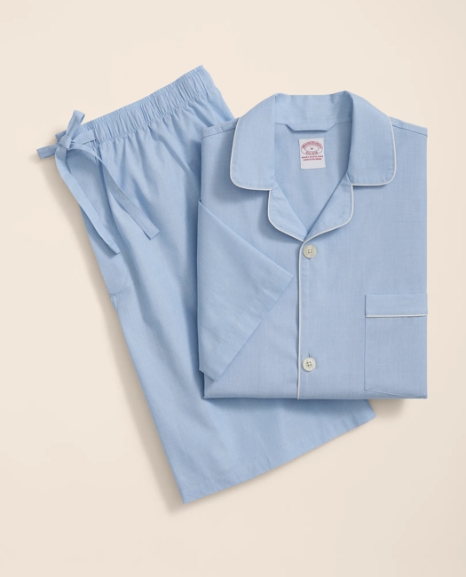 Cotton Broadcloth Short Pajamas