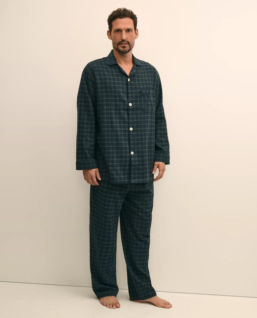 Cotton Broadcloth Tartan Pajamas