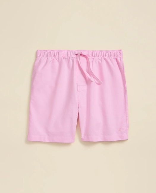 Cotton Oxford Lounge Shorts