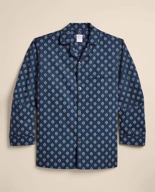 Cotton Broadcloth Foulard Pajamas