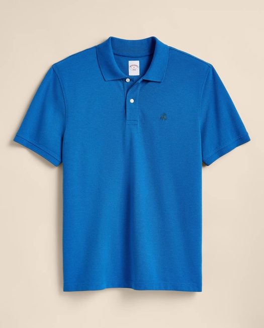 Golden Fleece Stretch Supima Polo Shirt - Bright Blue