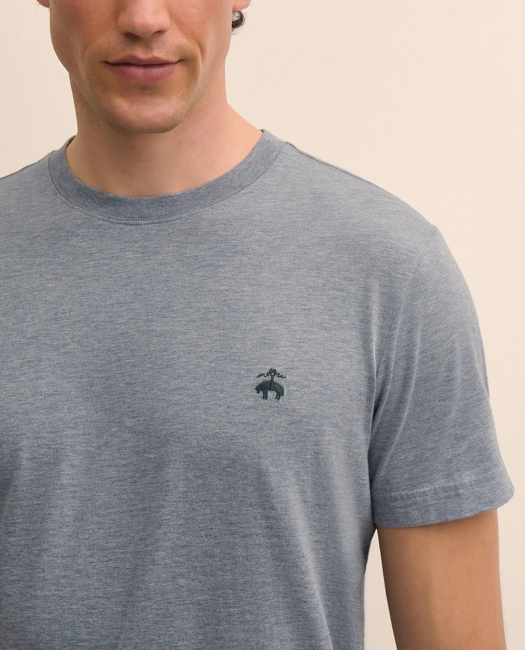 Supima Cotton Jersey T-Shirt - Heathered Light Blue