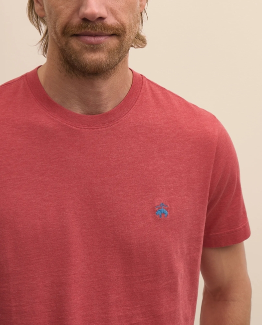 Supima Cotton Jersey T-Shirt - Red Heather