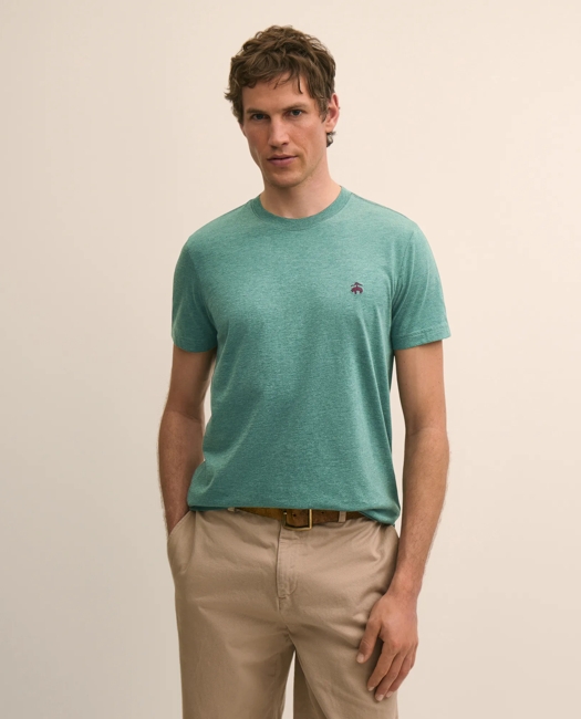 Supima Cotton Jersey T-Shirt - Turquoise