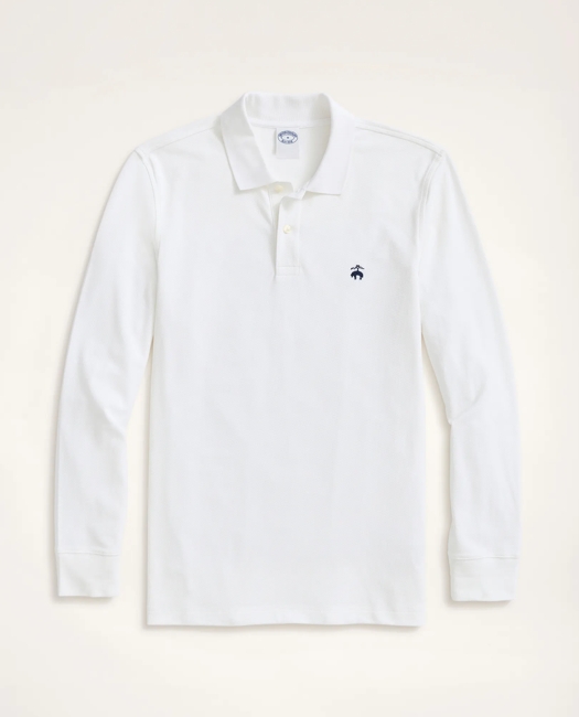Golden Fleece Stretch Supima Long-Sleeve Polo Shirt