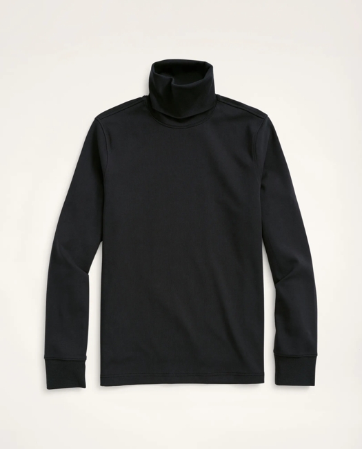 Stretch Supima Cotton Turtleneck Shirt