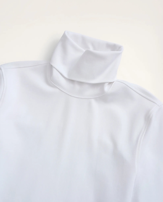 Stretch Supima Cotton Turtleneck Shirt