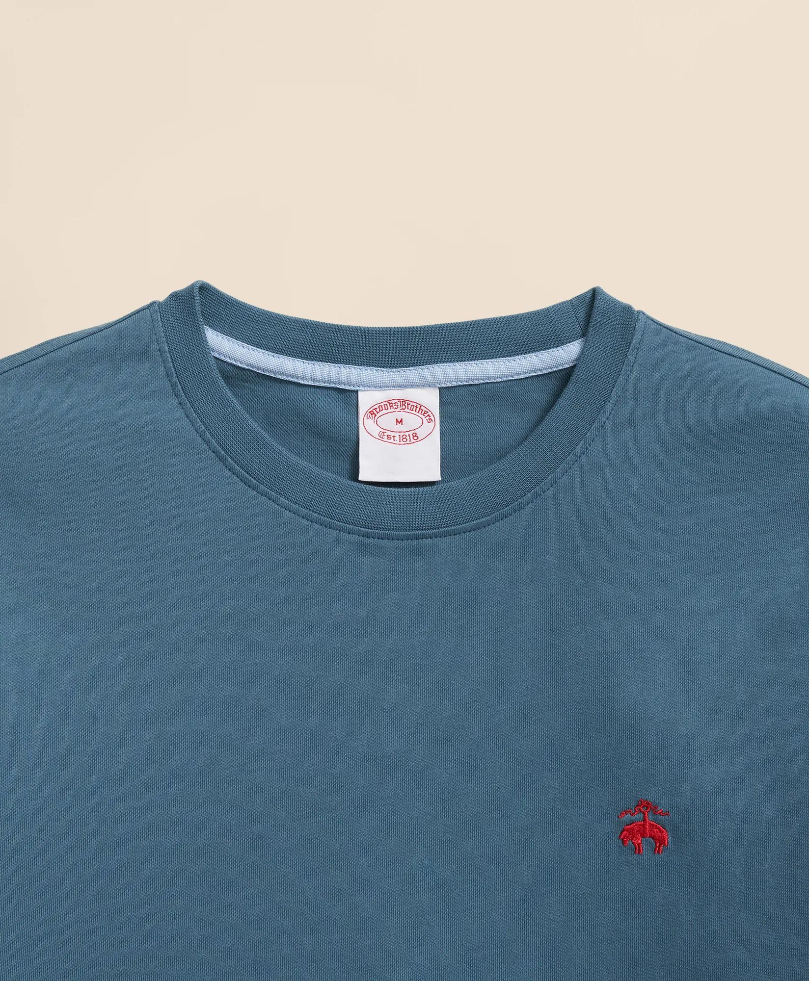 Supima Cotton Long-Sleeve Logo T-Shirt
