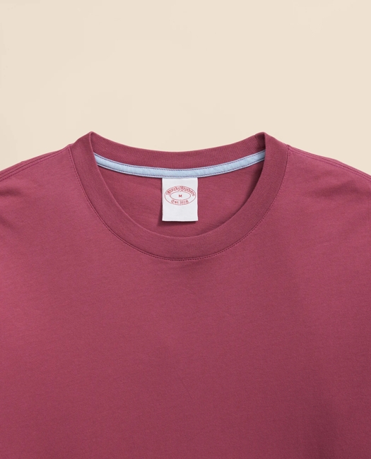 Supima Cotton Long-Sleeve Logo T-Shirt - Medium Purple