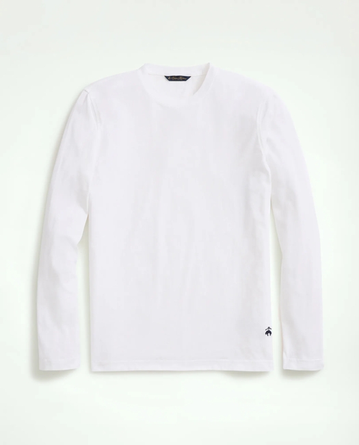 Supima Cotton Long-Sleeve Logo T-Shirt