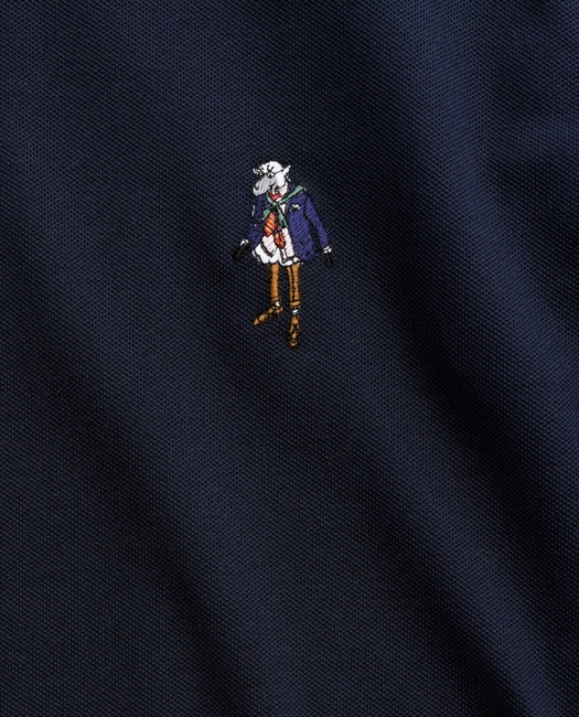 Henry Supima Long-Sleeve Polo Shirt