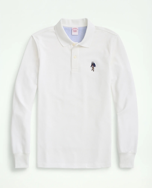Henry Supima Long-Sleeve Polo Shirt