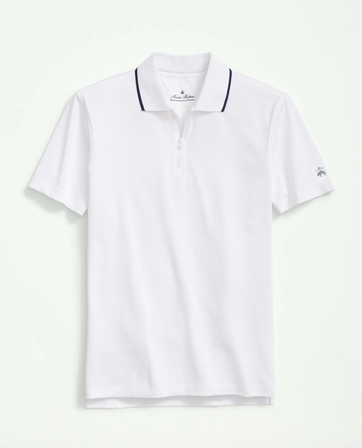 Performance Series Half-Zip Pique Polo Shirt