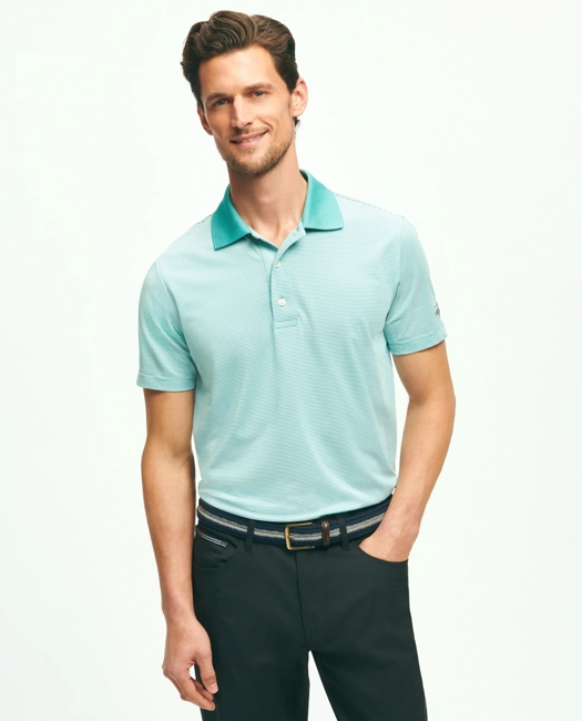 Performance Series Micro Stripe Jersey Polo Shirt